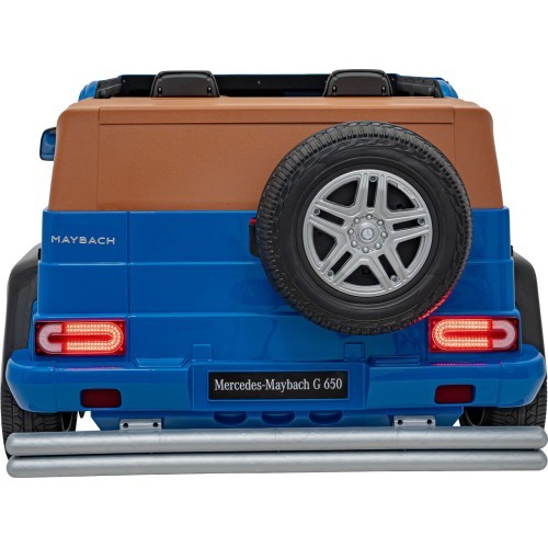 Elektromobilis Mercedes-Benz Maybach G650, zils