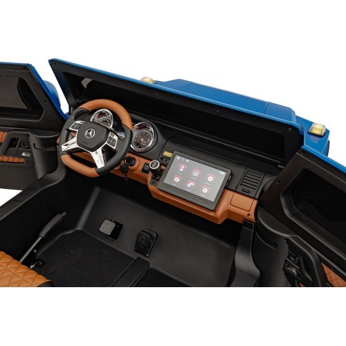 Elektromobilis Mercedes-Benz Maybach G650, zils