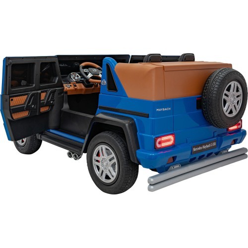 Elektromobilis Mercedes Benz Maybach G650, zils