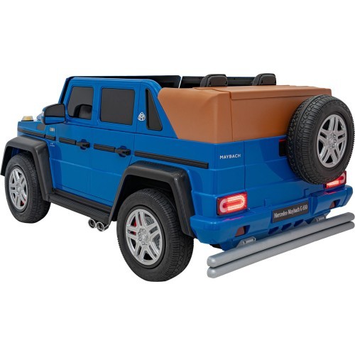 Elektromobilis Mercedes Benz Maybach G650, zils