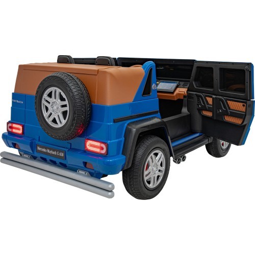 Elektromobilis Mercedes Benz Maybach G650, zils