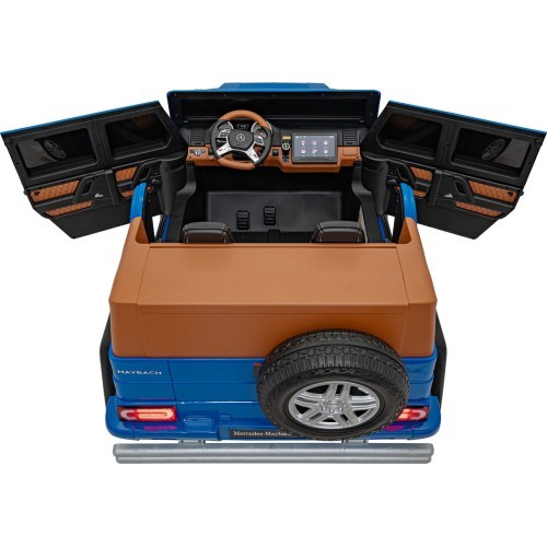 Elektromobilis Mercedes Benz Maybach G650, zils
