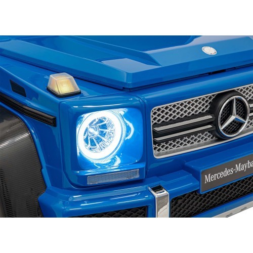 Elektromobilis Mercedes Benz Maybach G650, zils