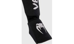 Venum Kontact Shin Guards - Black/Silver
