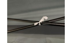 Боковые стенки для садового шатра WINDOW 2x3 м 420D, серые, водонепроницаемые