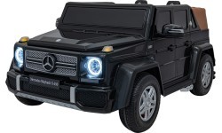 Bērnu elektromobilis Mercedes Benz Maybach G650, melns