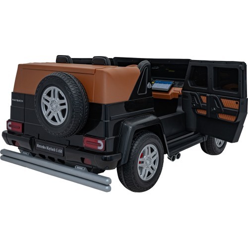 Bērnu elektromobilis Mercedes Benz Maybach G650, melns