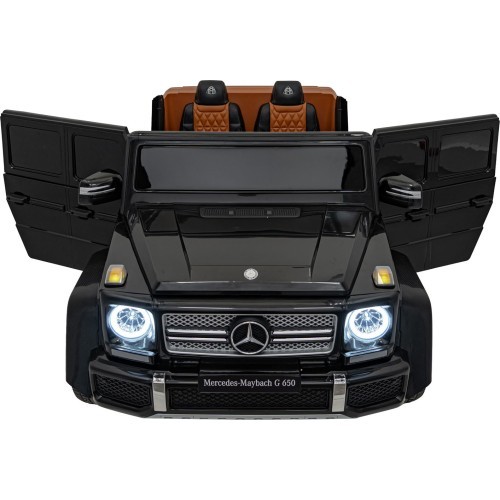 Bērnu elektromobilis Mercedes Benz Maybach G650, melns