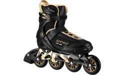 NA22151 INLINE SKATES ARMOUR BLACK SIZE 38  NILS EXTREME - NA22151 INLINE SKATES ARMOUR BLACK GOLD SIZE 38  NILS EXTREME