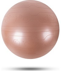 Treniņu bumba inSPORTline Stretch Ball 55 cm - Mocha mousse