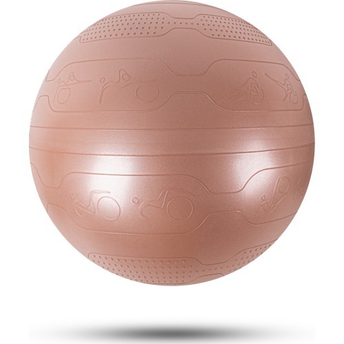 Vingrošanas bumba inSPORTline Stretch Ball 55 cm - Mocha mousse