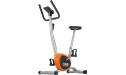 Velotrenažieris One Fitness RW3011, sudraba-oranžs