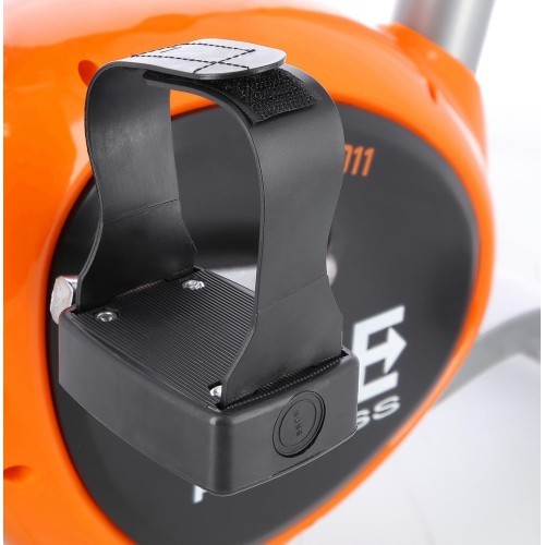 Велотренажер One Fitness RW3011, серебристо-оранжевый