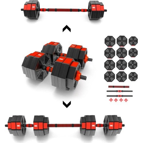 SGC20  BARBELL AND DUMBBELLS COMPOSITE HMS - 30 kg