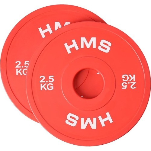 Olimpiskais bumper svaru disks CBRS05 HMS - 2 x 2,5 kg