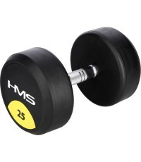 HG PRO RUBBER DUMBBELL HMS - 25 kg
