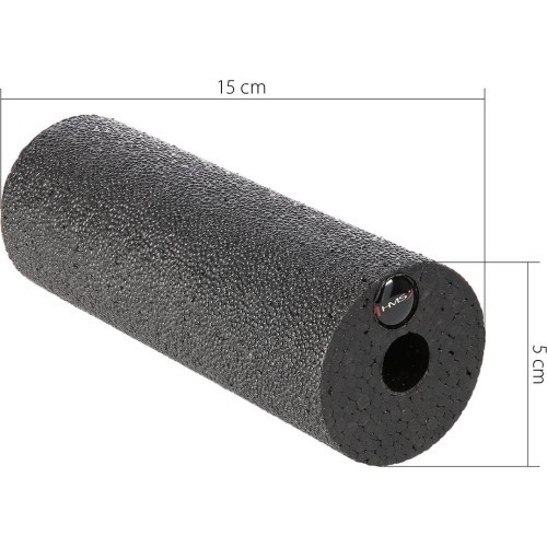 Masāžas rullis HMS FS116 Black, 15 cm