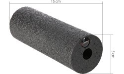 Masāžas rullis HMS FS116 Black, 15 cm
