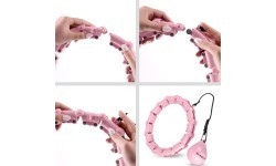 HHW02 HULA HOP LIGHT PINK WITH WEIGHT HMS