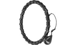 HHW11 Plus Size melns hula riņķis ar svaru HMS