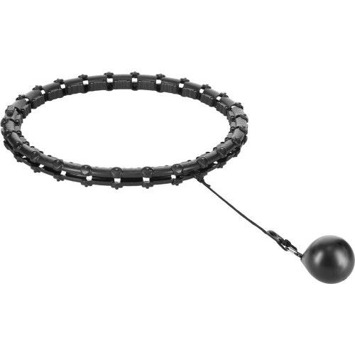 HHW11 Plus Size melns hula riņķis ar svaru HMS