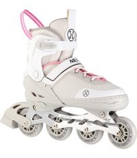Роликовые коньки / хоккейные коньки 2в1 NH18188 - Grey-Pink