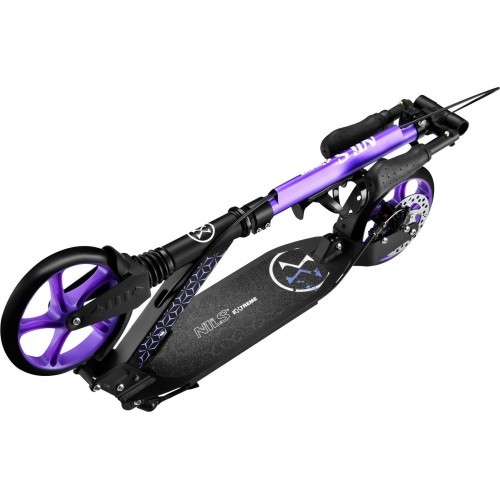 Фиолетовый самокат Nils Extreme HM124T с дисковым тормозом