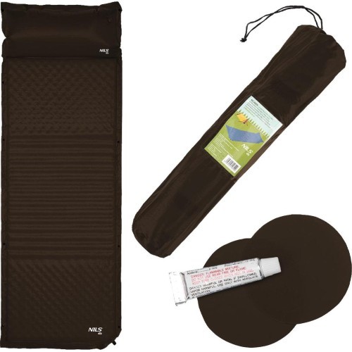 Pašpiepūšamais paklājiņš NC4001 Black NILS Camp