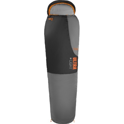 NC1705 SLEEPING BAG ULTRA LIGHT GRAY-ORANGE NILS CAMP