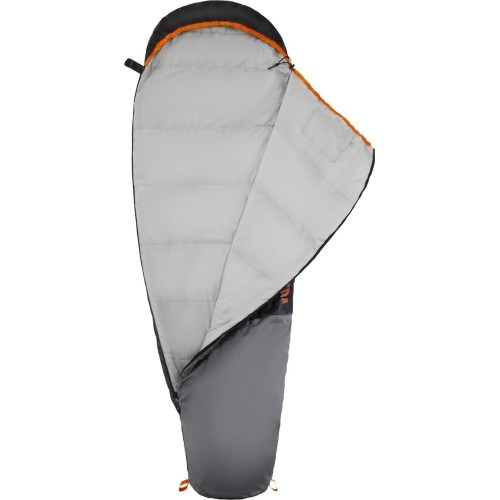 NC1705 SLEEPING BAG ULTRA LIGHT GRAY-ORANGE NILS CAMP