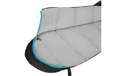 NC1705 ULTRA LIGHT SLEEPING BAG BLACK AND MINT NILS CAMP