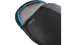 NC1705 ULTRA LIGHT SLEEPING BAG BLACK AND MINT NILS CAMP