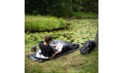 NC1705 ULTRA LIGHT SLEEPING BAG BLACK AND MINT NILS CAMP