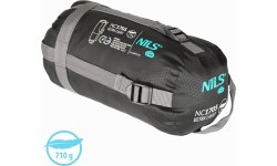NC1705 ULTRA LIGHT SLEEPING BAG BLACK AND MINT NILS CAMP