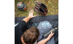 NC1705 ULTRA LIGHT SLEEPING BAG BLACK AND MINT NILS CAMP