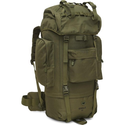 Taktiskā mugursoma NILS CAMP NC3901 Eagle, zaļa, 70 l
