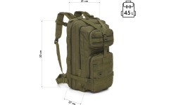 Тактический рюкзак NC3902 Ranger, зеленый, 45 л, NILS Camp