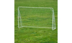 Futbola vārti ar tīklu un mērķa paneli NILS BR240P 2in1 240x150x90 cm