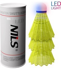 Neilona badmintona spalvas Nils NBL6293, daudzkrāsains, Led, 3 gab.