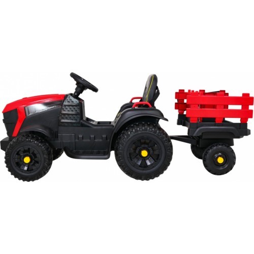 Tractor Titanium With Trailer Red