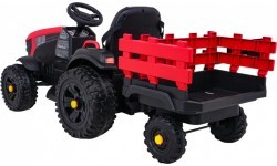 Tractor Titanium With Trailer Red