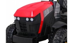 Tractor Titanium With Trailer Red
