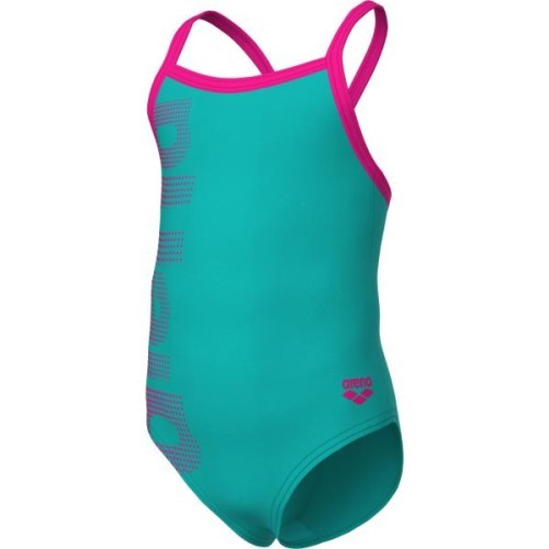 Слитный купальник для девочек Arena Logo Water-Freak Rose - 890