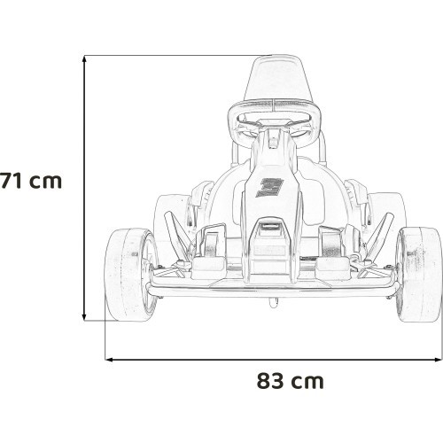 Kartings Fast 3 Drift, sarkans