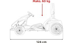 Gokart Fast 3 Drift vehicle Red