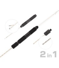 ZFISH ēsmas adata 2in1, melna