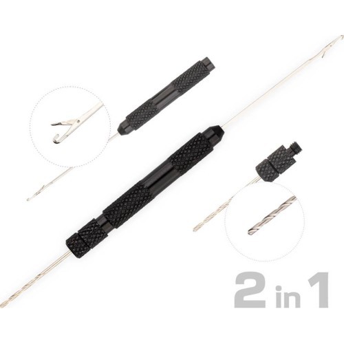 ZFISH ēsmas adata 2in1, melna