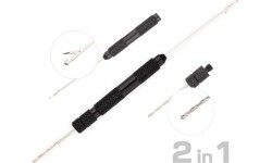 ZFISH ēsmas adata 2in1, melna