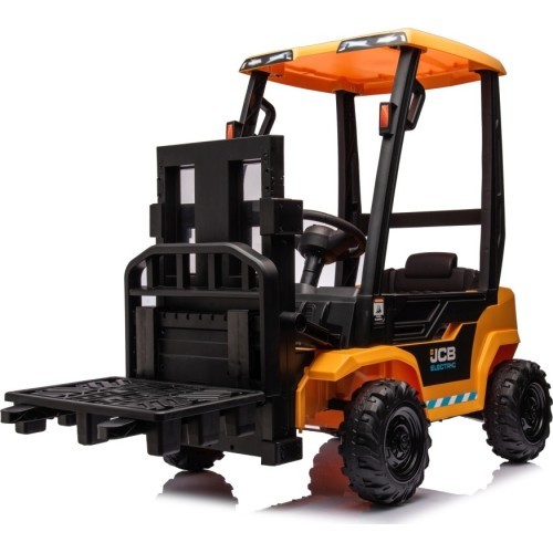 Погрузчик JCB, жёлтый