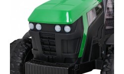 Traktors Titanium ar piekabi, zaļš